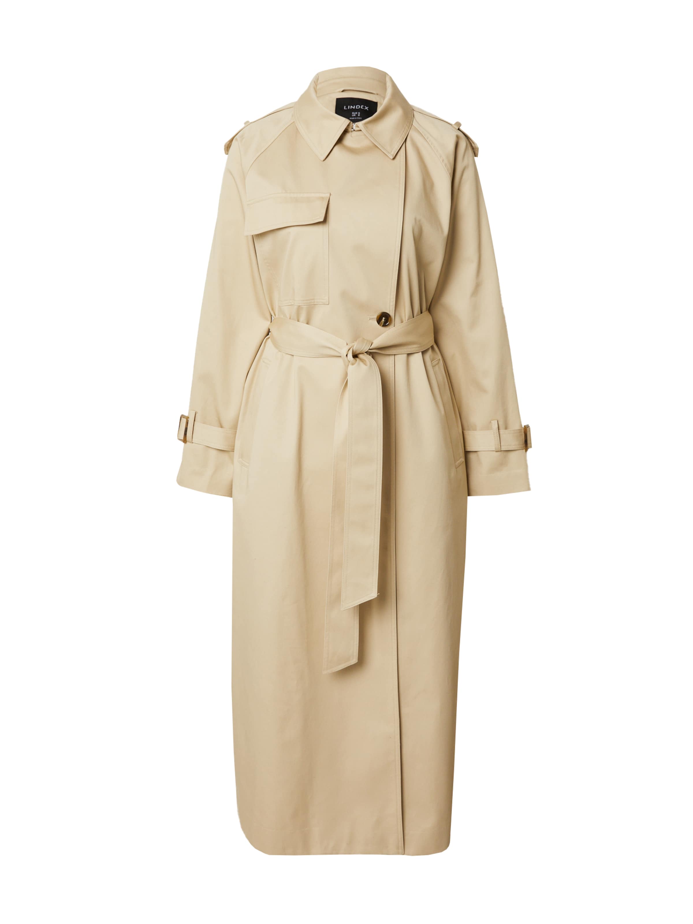 Lindex Between-Seasons Coat 'Luna' in Beige: front