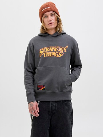 Sweat-shirt JACK & JONES en gris : devant