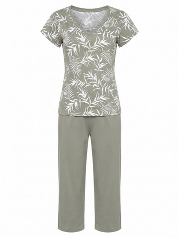 Donna Pyjama 'Paloma'‌‌‌‌‌ in Grün: Vorderseite