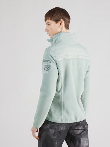 Soccx Fleece jas 'Rock The Boat' in Groen