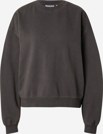 WEEKDAY Sweatshirt 'Essence Standard' i svart: framsida