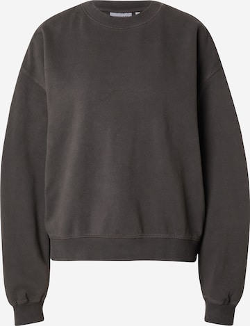 WEEKDAY Sweatshirt 'Essence Standard' in Schwarz: predná strana