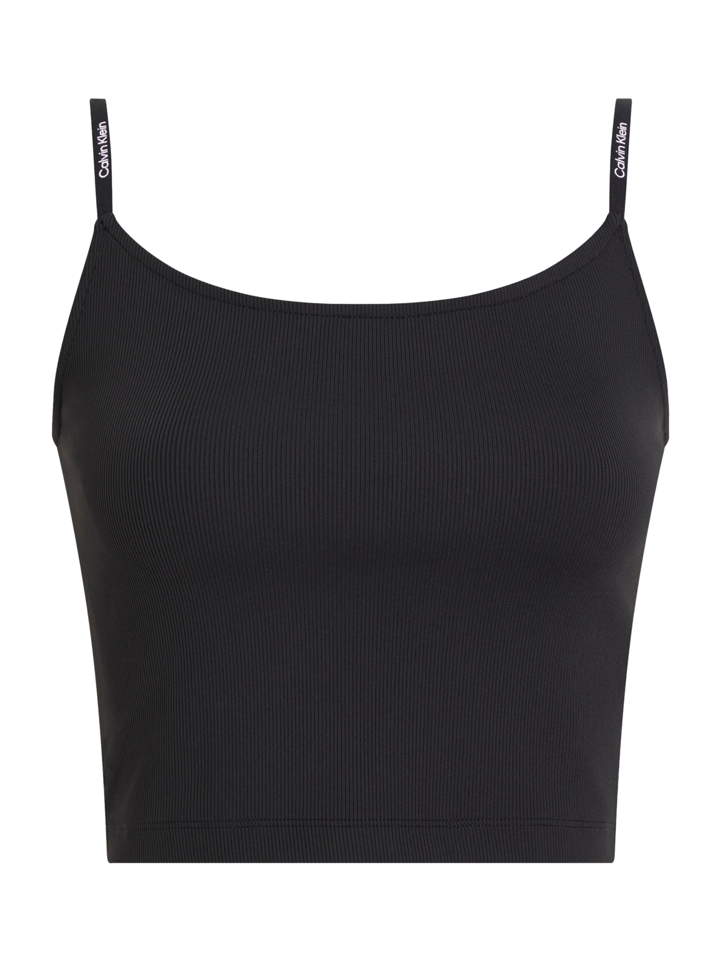 Calvin Klein Jeans Топ в Черный: спереди