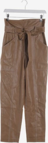 Twin Set Pants in XS in Brown: front