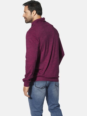 Sweat-shirt 'Kervik' Jan Vanderstorm en rouge