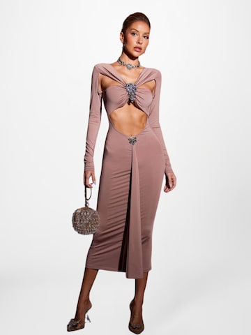 Mew Mews Dress 'Kaison' in Brown: front