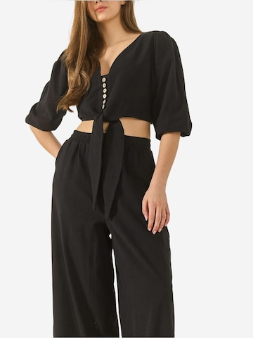 Completo pantalone di Bianco Lucci in nero