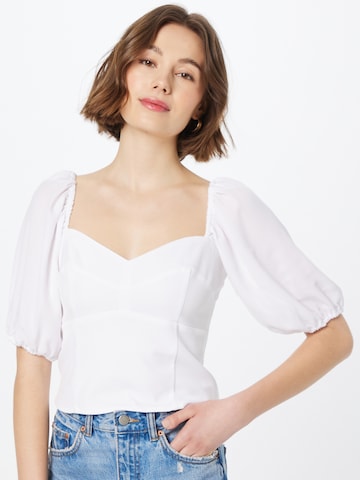 Abercrombie & Fitch Blouse in White: front