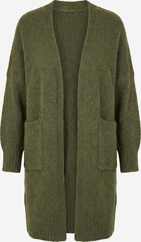 Cappotto in maglia di Ulla Popken in verde: frontale