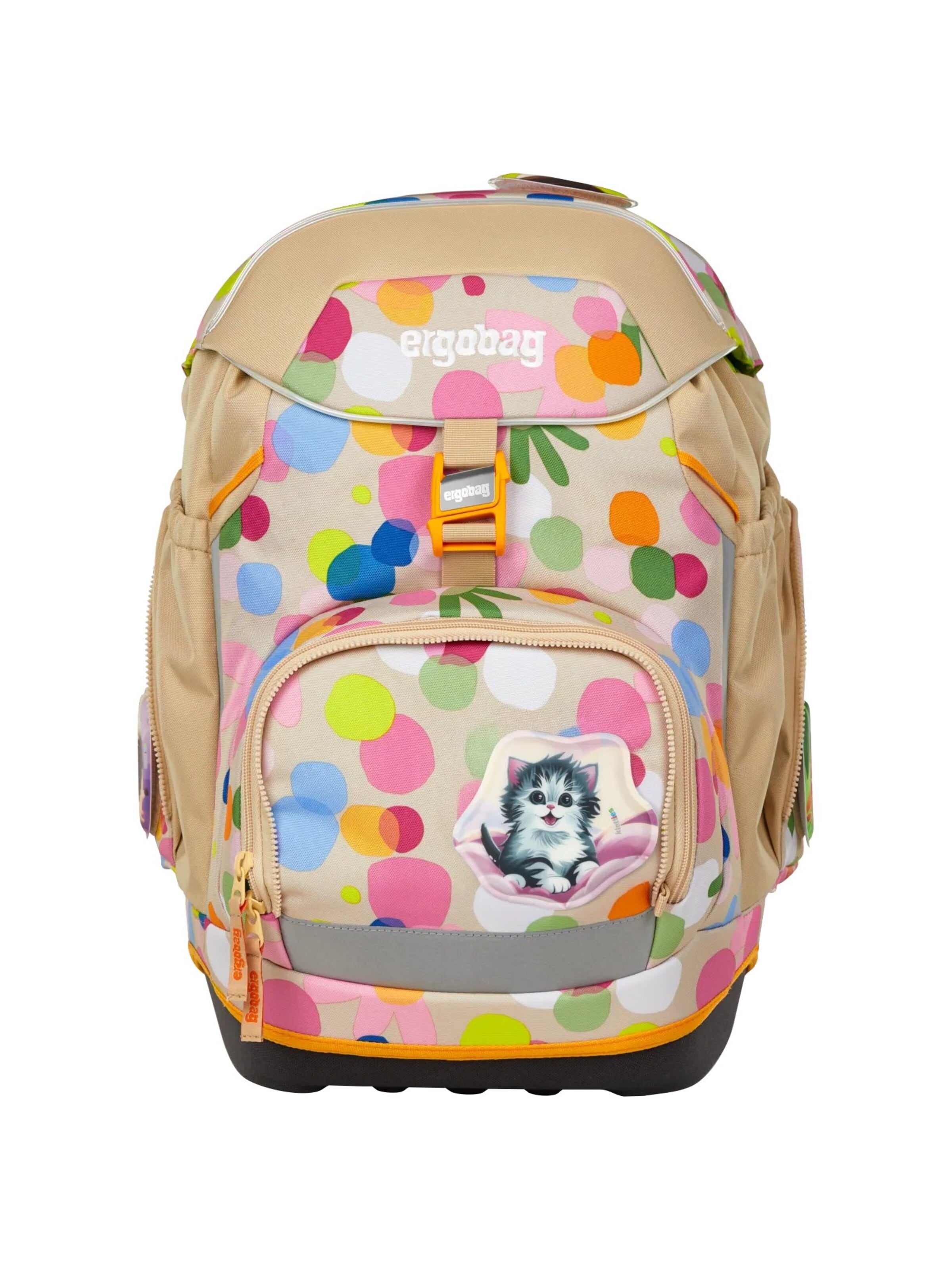 ergobag Backpack 'Schulranzen-Set pack Set' in Beige