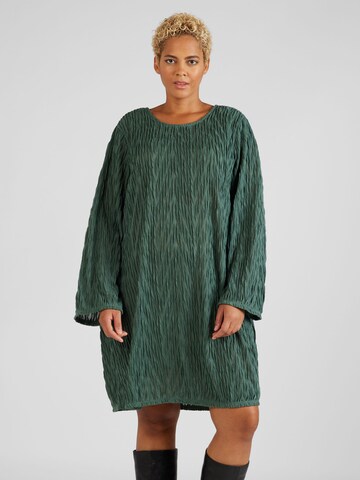 Vero Moda Curve Jurk 'Maia' in Groen: voorkant