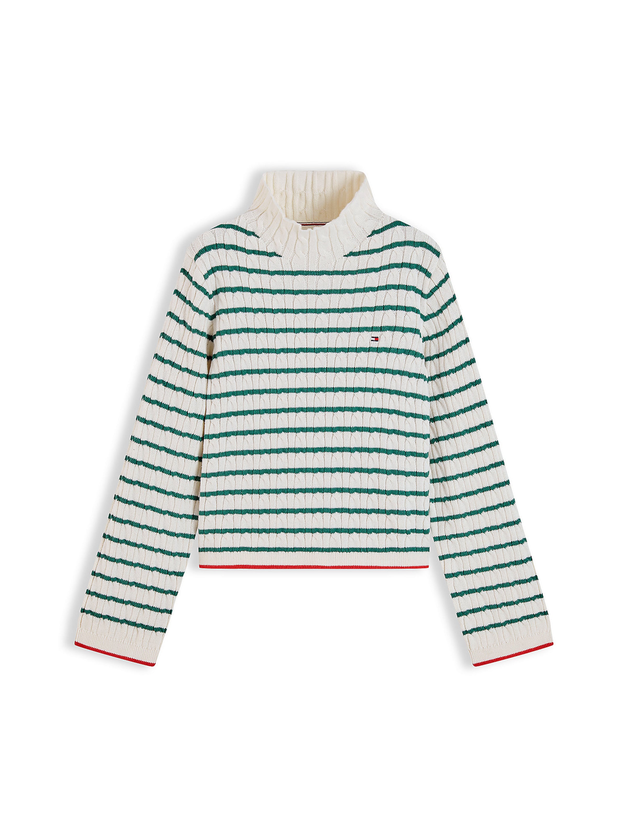 TOMMY HILFIGER Pullover in Beige: Vorderseite