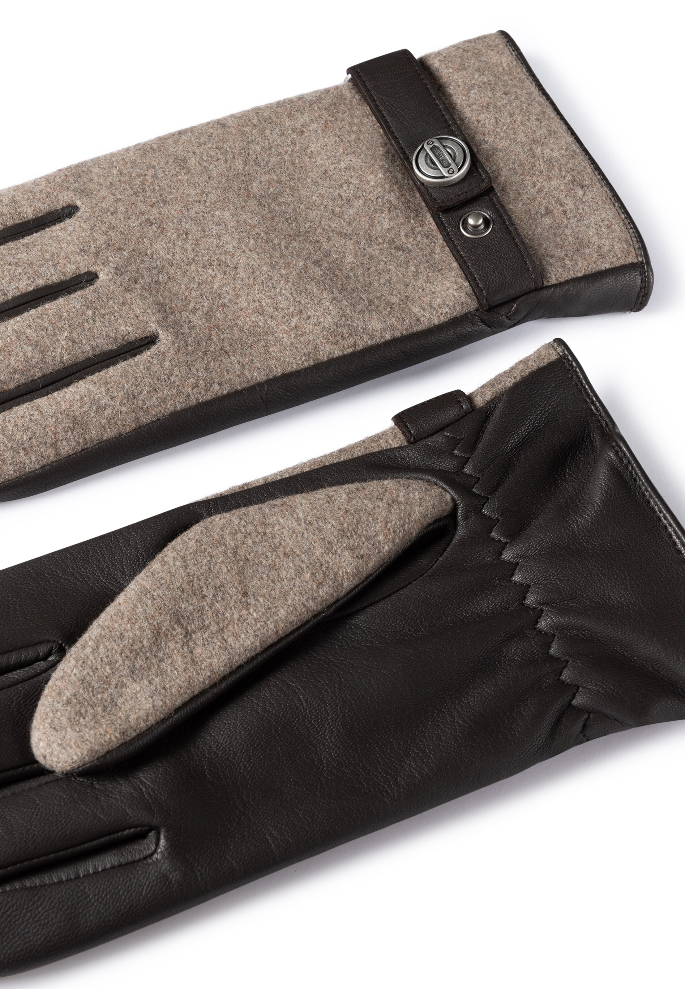 Roeckl Vingerhandschoenen 'STARNBERG' in Bruin