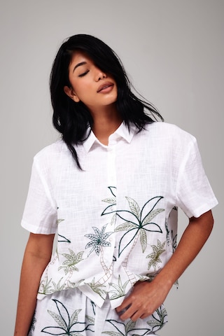 South Beach Blouse in White