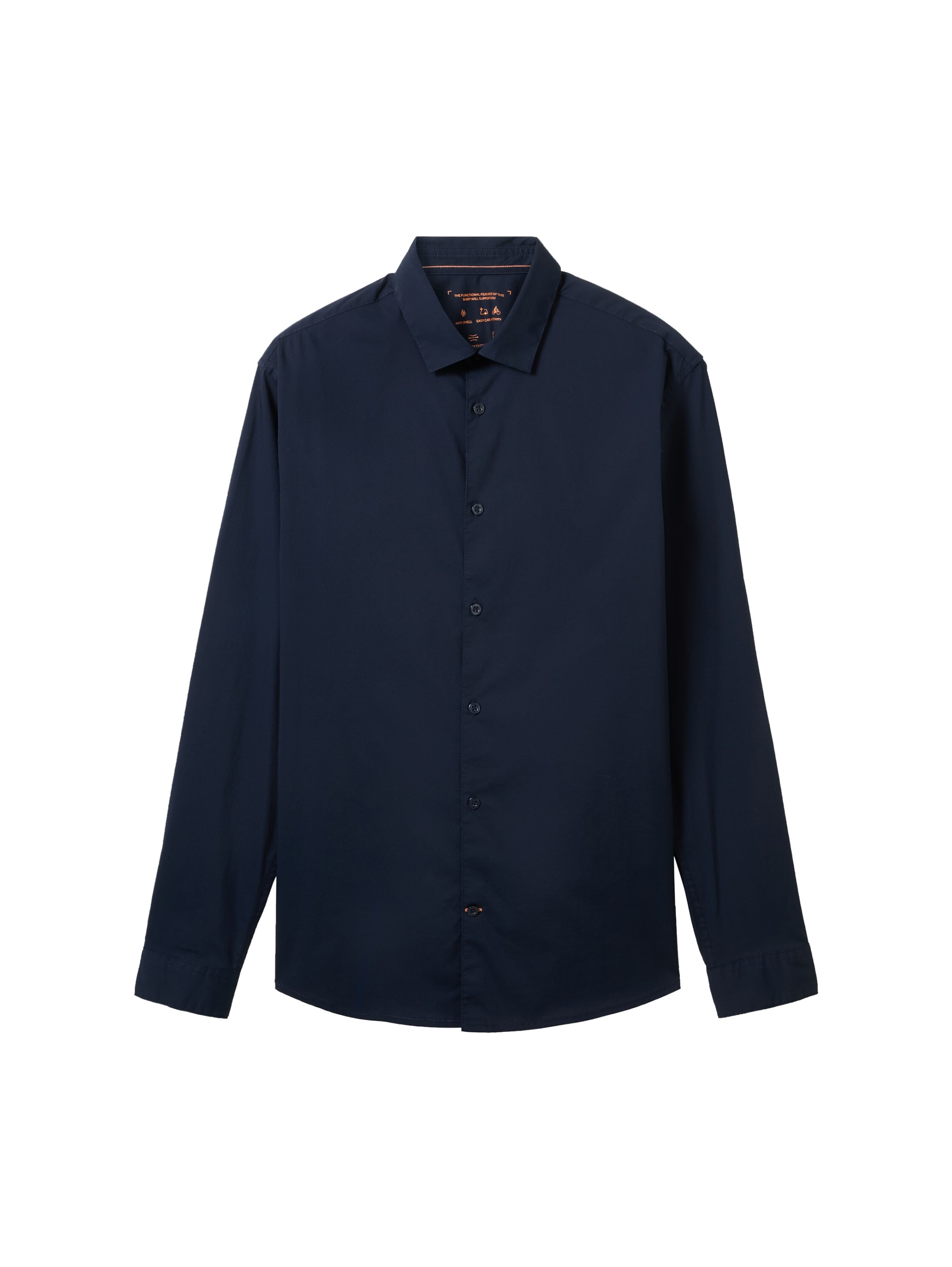 TOM TAILOR Regular Fit Hemd in Blau: Vorderseite