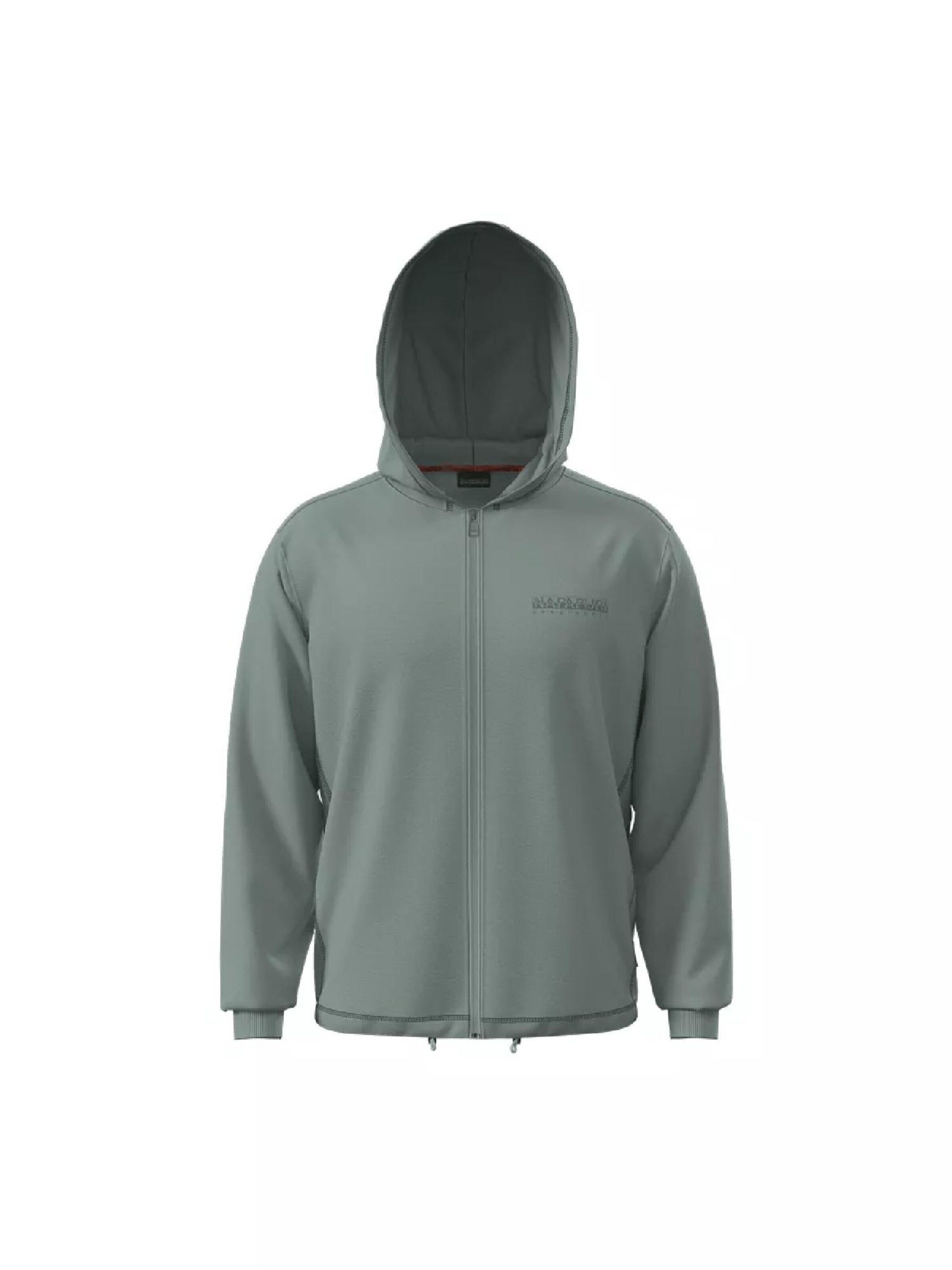 NAPAPIJRI Zip-Up Hoodie 'Vanni' in Green: front