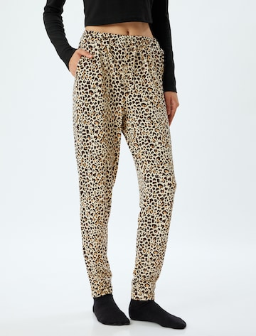 Koton Pajama pants in Beige: front