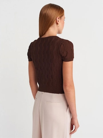 Cardigan 'Strickjacken' Dilvin en marron