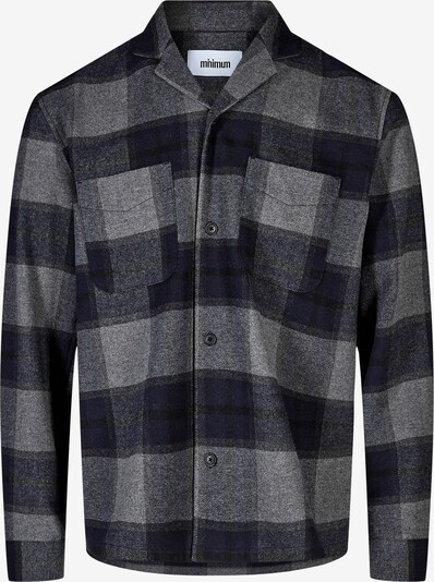 minimum Button Up Shirt 'LAUREL' in Navy / Dark grey / mottled grey, Item view