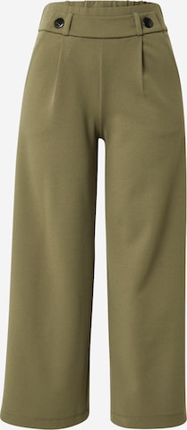 JDY Pleat-Front Pants 'Geggo' in Green: front