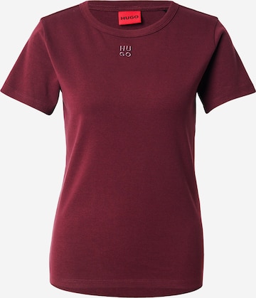 Tricou 'Deloris' de la HUGO pe mov: față
