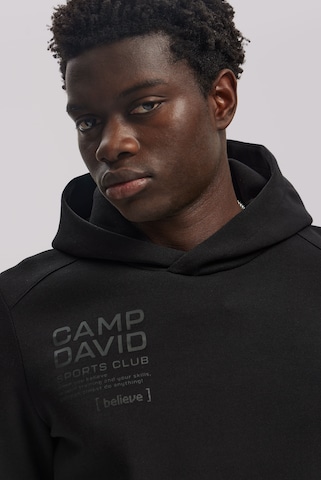 CAMP DAVID Sweatshirt in Schwarz