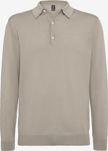Boggi Milano Knit cardigan in Beige: front