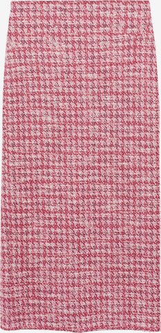 MANGO Spódnica 'CLARA' w kolorze różowy: przód