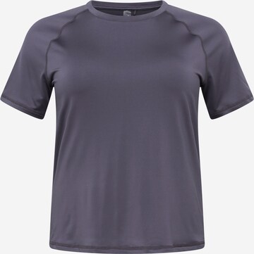 Only Play Curvy Performance Shirt 'EVAN' in Grey: front