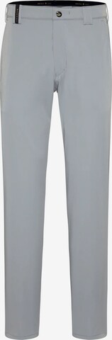 MEYER Slimfit Chino 'Augusta' in Grijs: voorkant