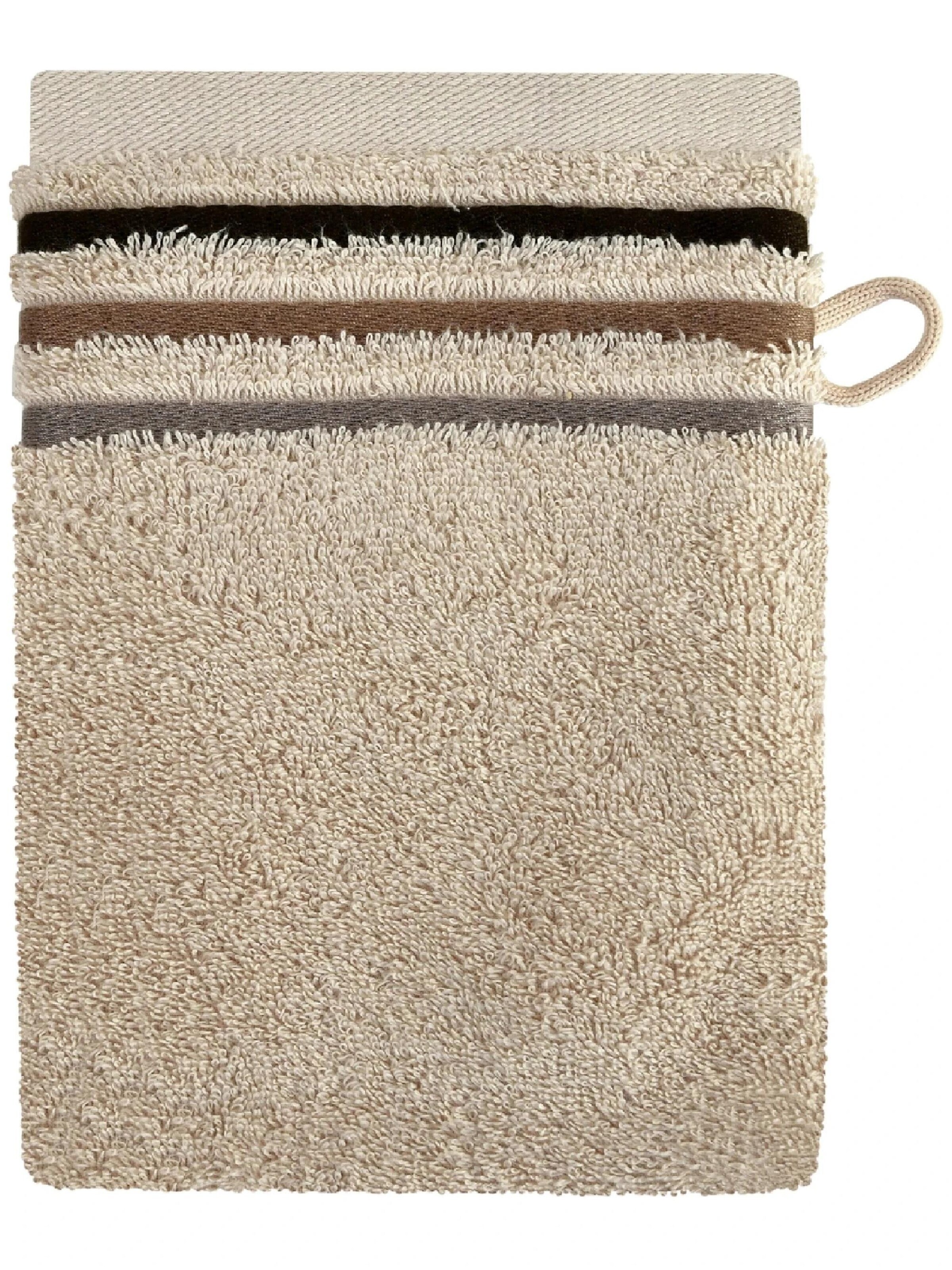 SCHIESSER Waschhandschuhe 'Skyline Color' in Beige