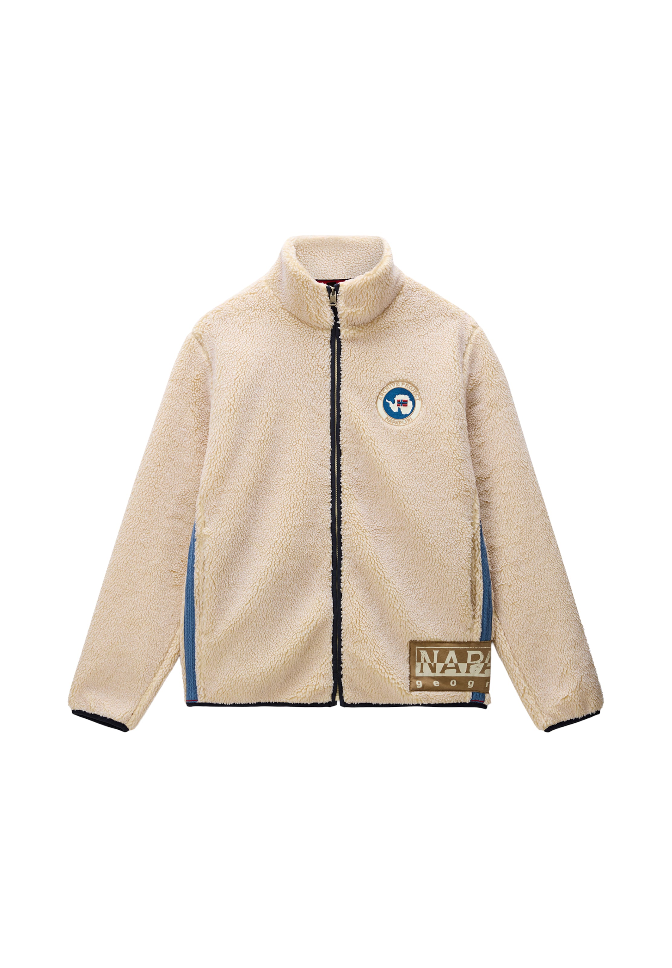 NAPAPIJRI Fleecejacke 'ARCHIVE' in Beige: Vorderseite