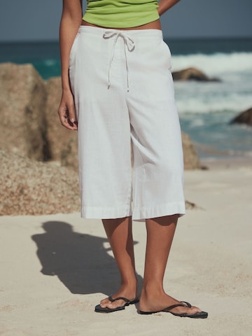 Next Обычный Штаны в Белый: спереди