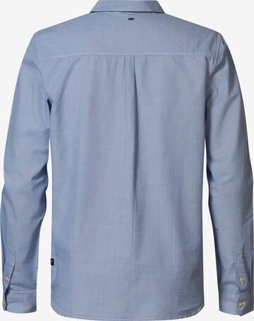 Petrol Industries Regular fit Button Up Shirt 'Gyspy' in Blue