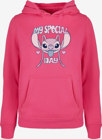 ABSOLUTE CULT Sweatshirt 'Lilo and Stitch - Special Day' in Pink: predná strana