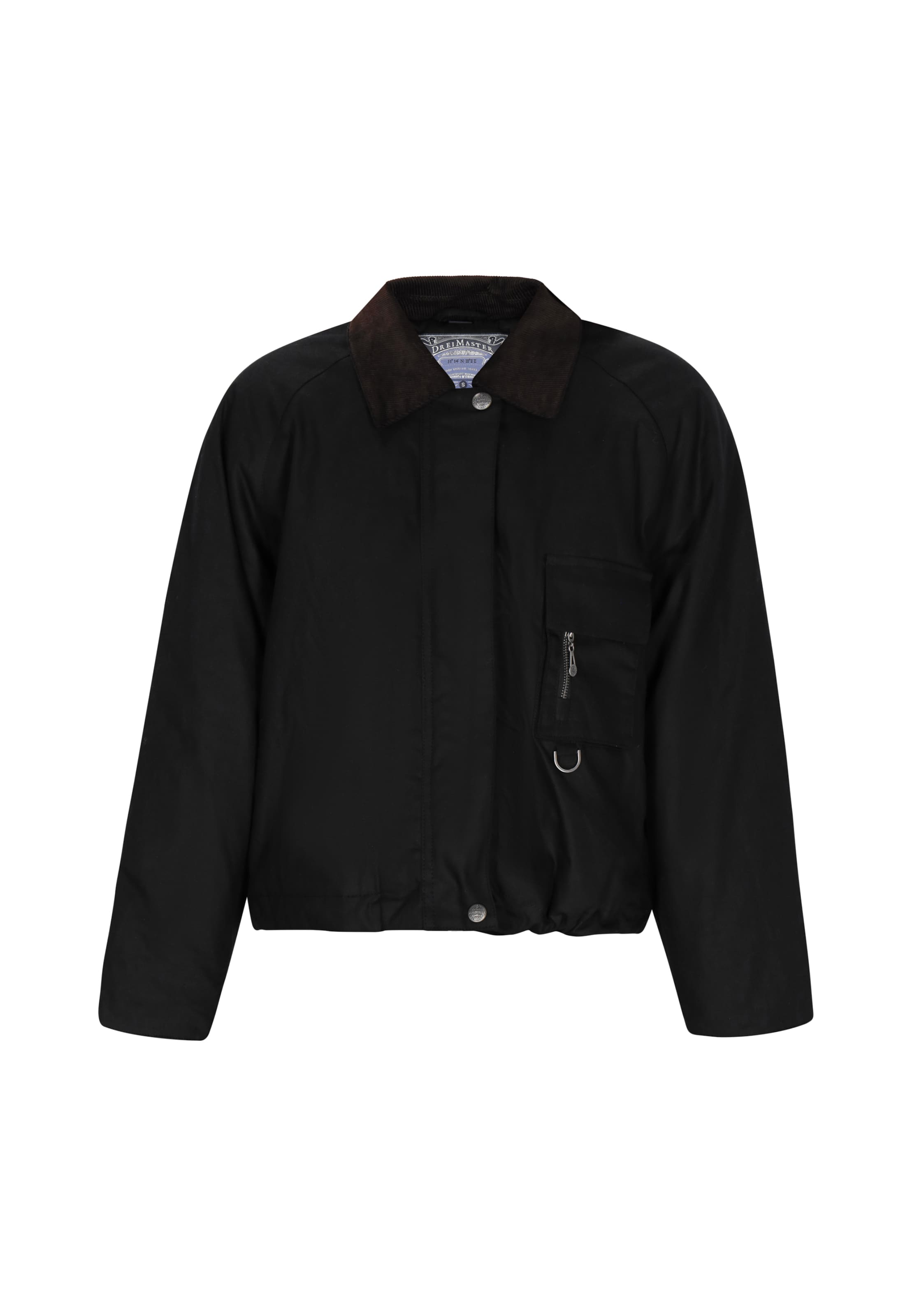 DreiMaster Vintage Преходно яке в черно: отпред