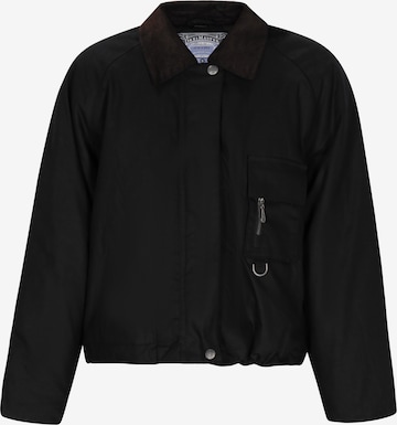 Giacca di mezza stagione di DreiMaster Vintage in nero: frontale