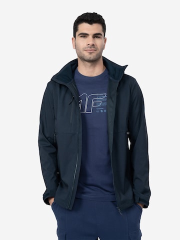 4F Športna jakna | modra barva: sprednja stran