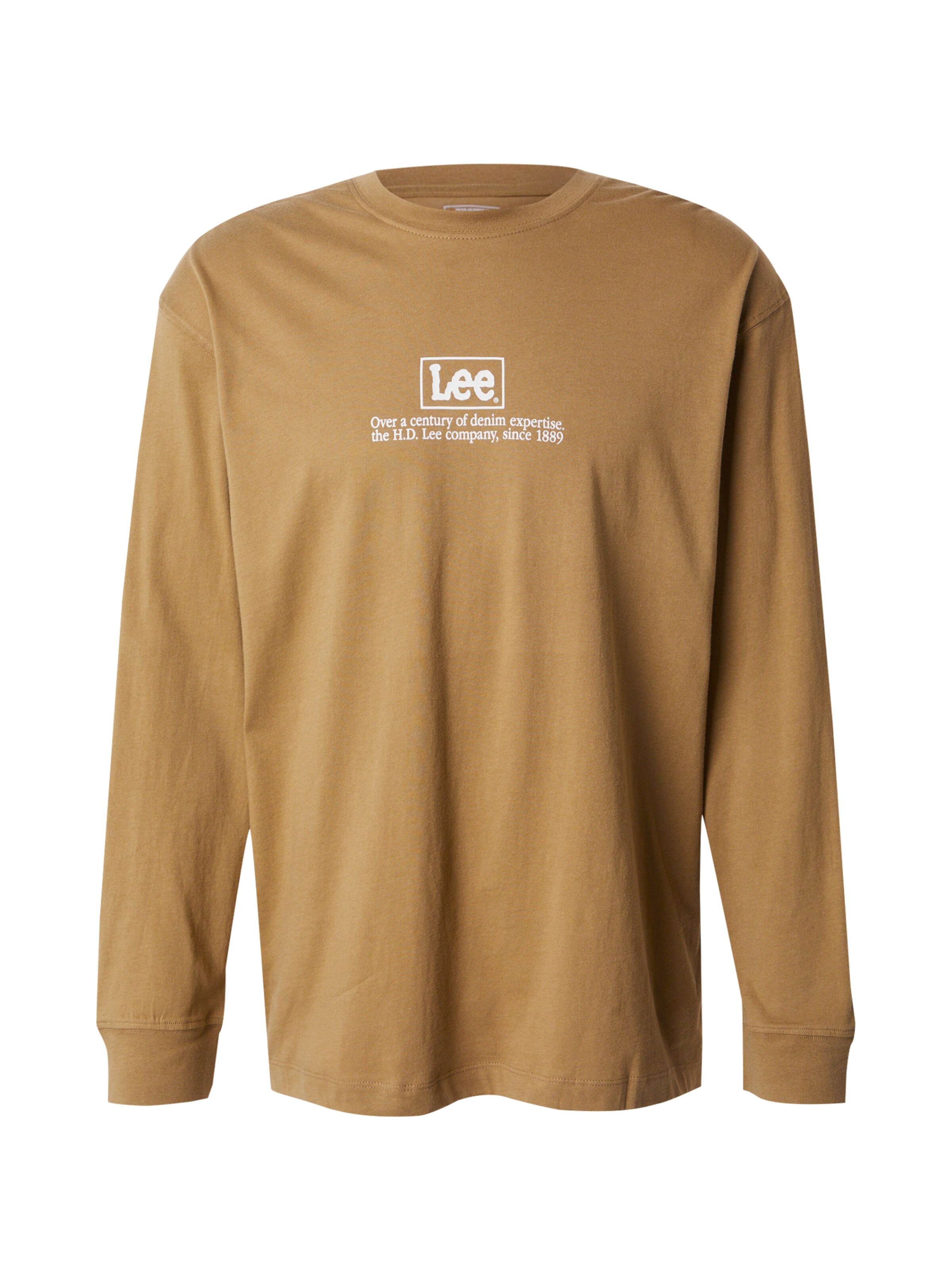 Tricou de la Lee pe bej: față