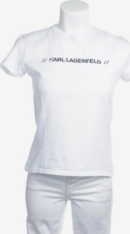 Karl Lagerfeld Top & Shirt in XS in White: front