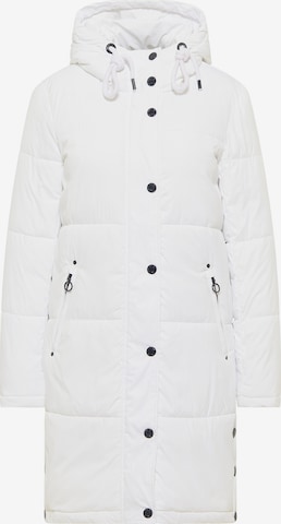 DreiMaster Maritim Winter Coat in White: front