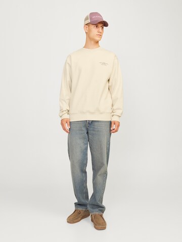 JACK & JONES Sweatshirt 'JPRCCCHAD' in Beige