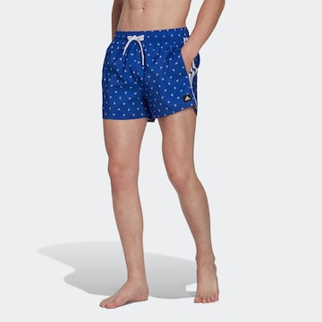 Pantaloncini da surf 'Mini Logo Clx' di ADIDAS SPORTSWEAR in blu: frontale