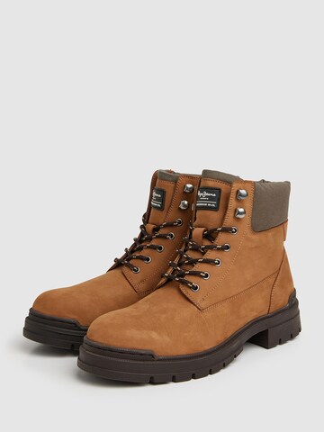 Pepe Jeans Schnürboots 'HARRY' in Orange
