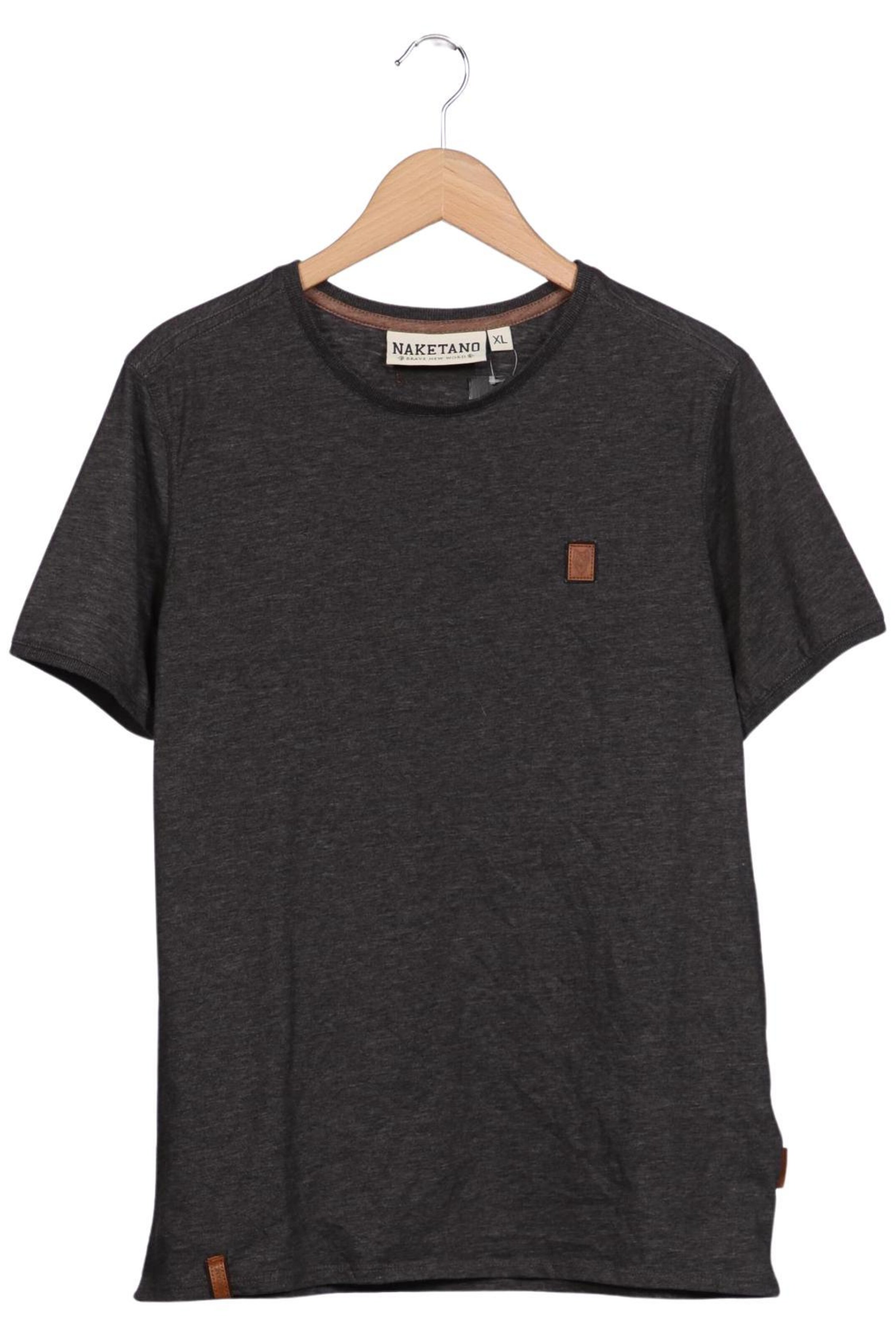 naketano Top & Shirt in XL in Grey: front