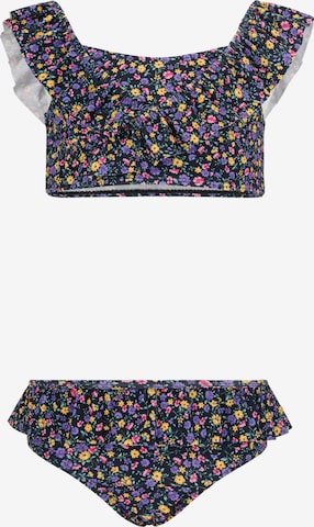 ZigZag Bikini in Zwart: voorkant