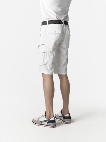 Regular Pantalon cargo KOROSHI en blanc