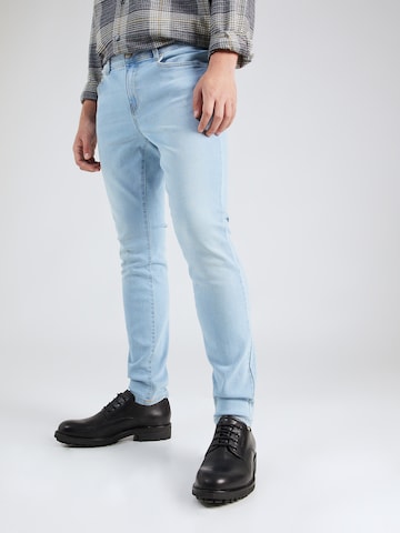 Skinny Jeans 'WARP' de la Only & Sons pe albastru: față