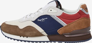 Pepe Jeans Sneakers 'London' in Brown: front