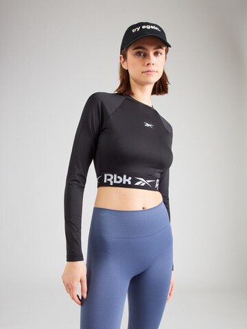 Reebok Sportshirt in Schwarz: Vorderseite